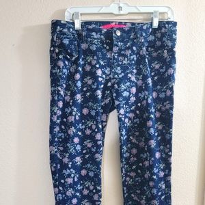 Tinseltown Flower Jeans Juniors 7